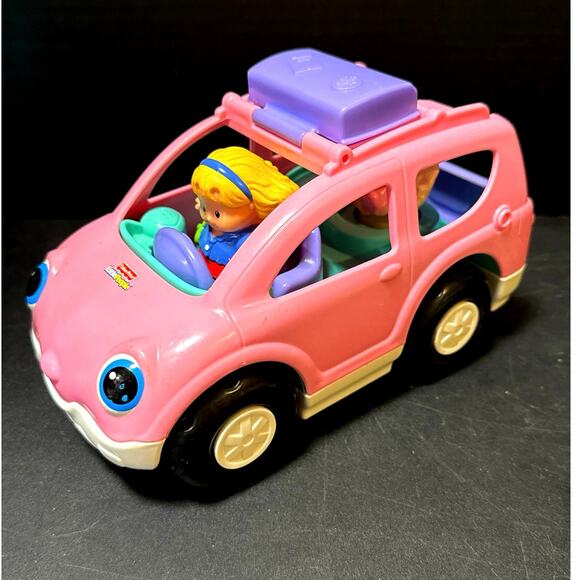 Fisher Price Little People Lil’ Movers SUV Mom & Baby figures #1 music phrases - Picture 1 of 4